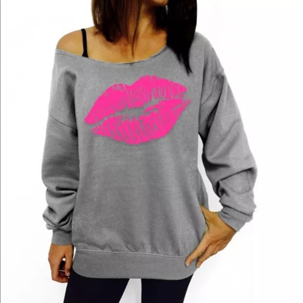LIPS LONG SLEEVE 😘♥️ - Picture 2 of 7